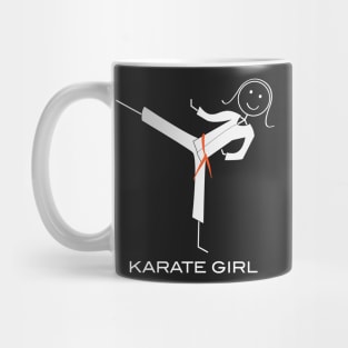 Funny Womens Orange Belt Karate Mug